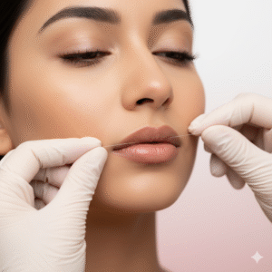 services upper lip threading
